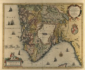 New and Accurate Map of the Bishoprics of Stavanger and Bergen